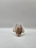 Agate and 925 Silver Ring